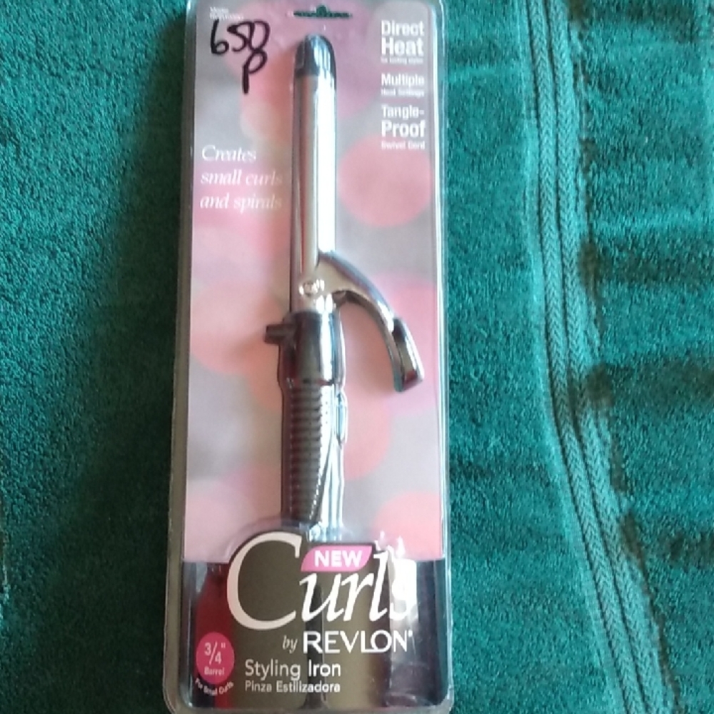 Revlon Curling Iron - Silver and Black